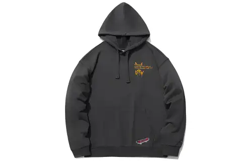 Li Ning Sweatshirt Unisex Black Pine Gray
