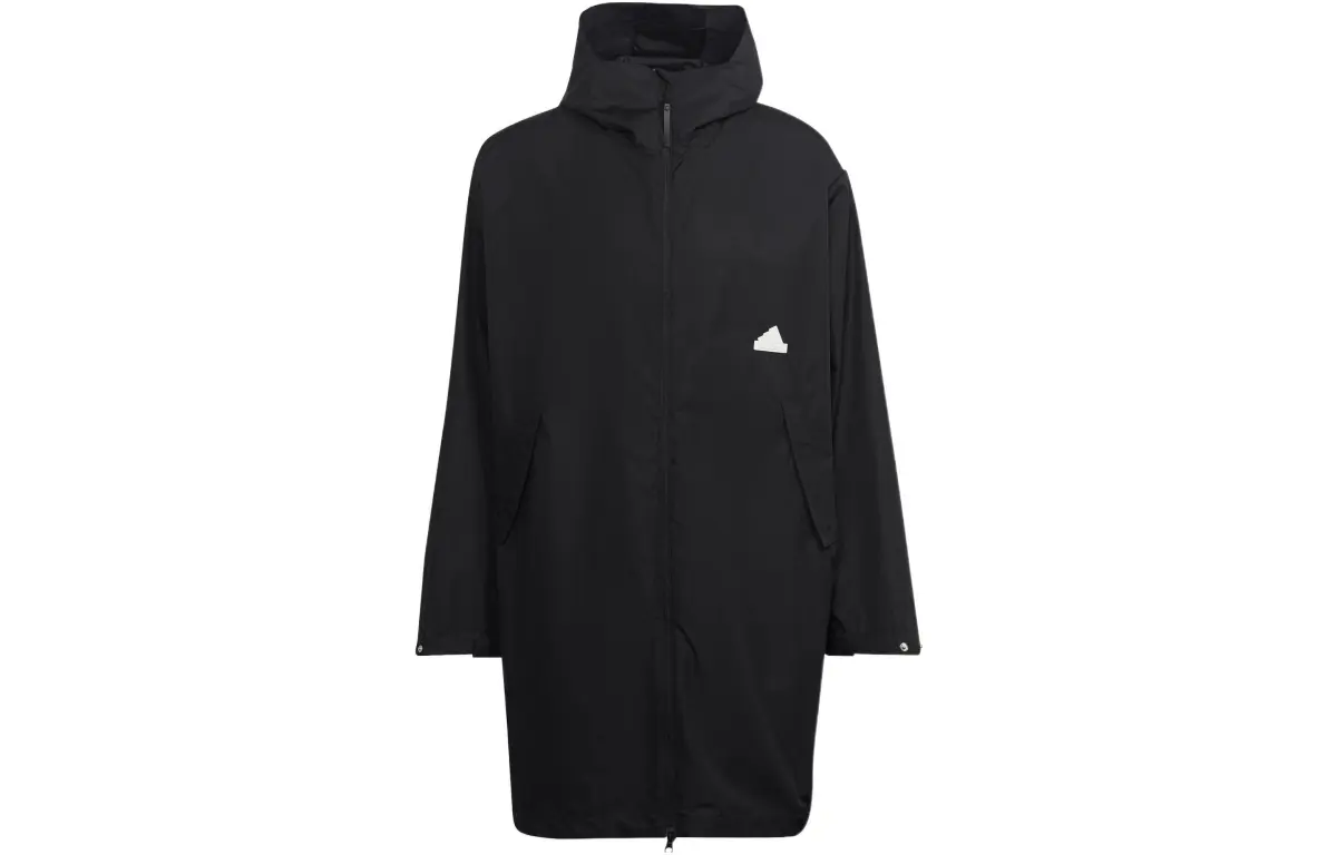 Adidas Jackets Men's Black Hooded Moderate Other
