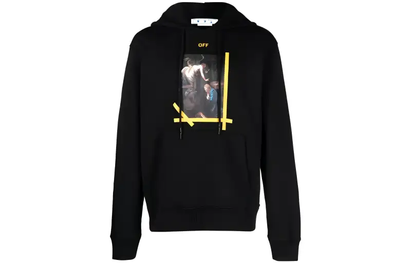 OFF WHITE Arrows Caravaggio Annunciation Slim Hoodie