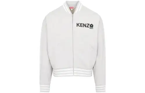 【Previous Season】logo-print zip-up bomber jacket