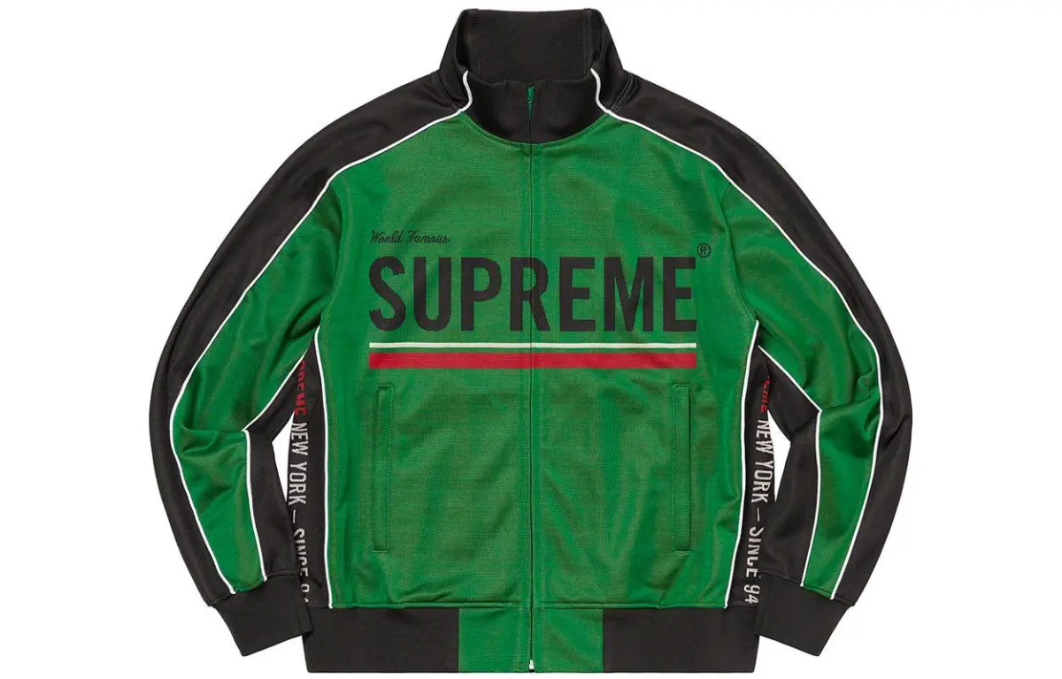 Supreme World Famous Jacquard Track Jacket