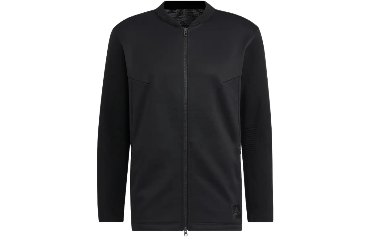 Adidas Jackets Men's Black Baseball Collar Moderate Other
