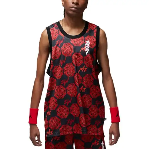 Jordan ZionMesh Tank Top Men's Gym Red