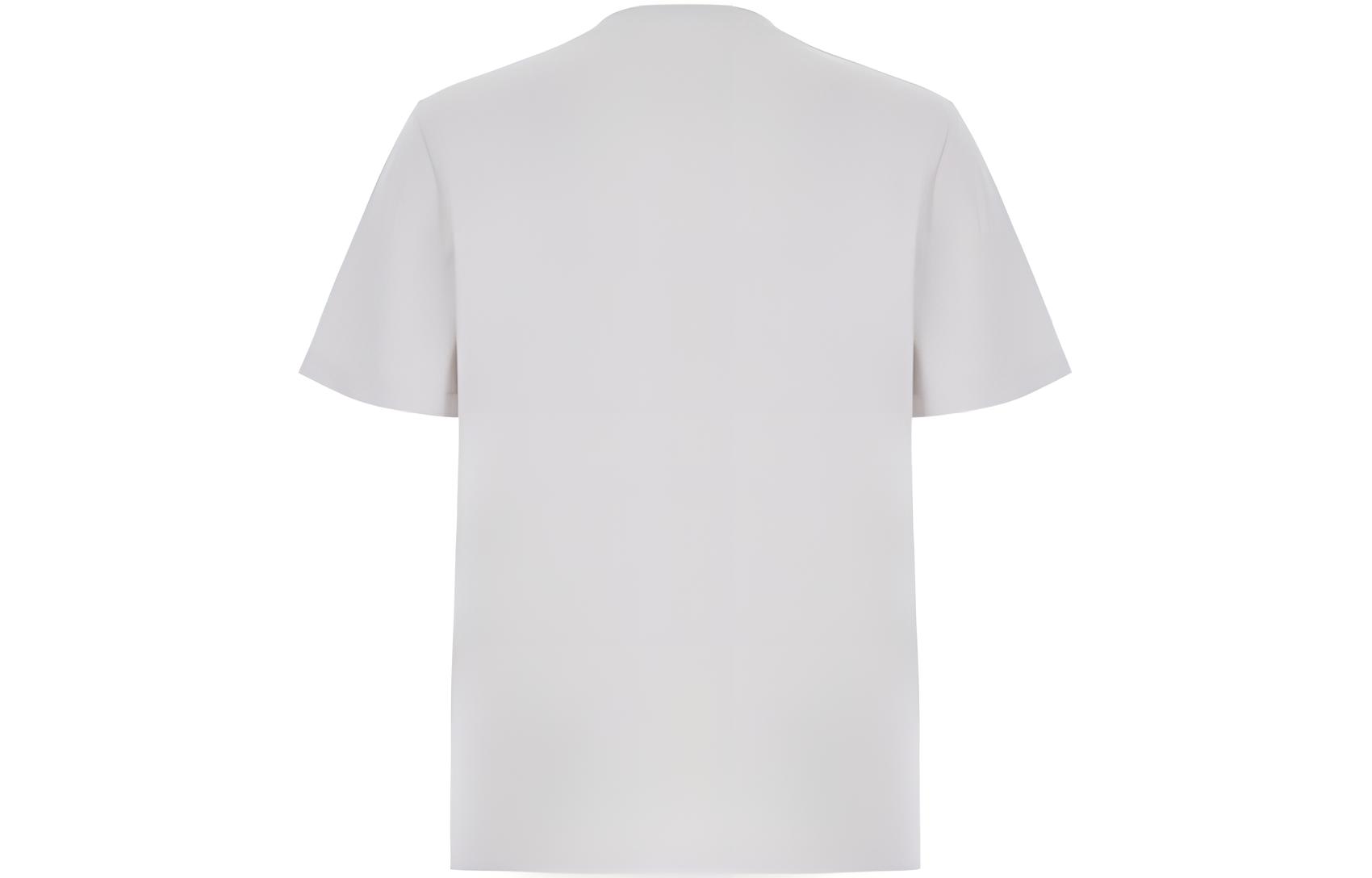 Мужская футболка Maison Margiela Organic Cotton T-Shirt (белая) — фото 2