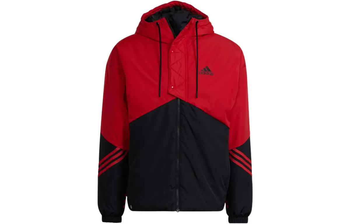 Adidas Jackets Men's Light Scarlet Hooded Moderate Other