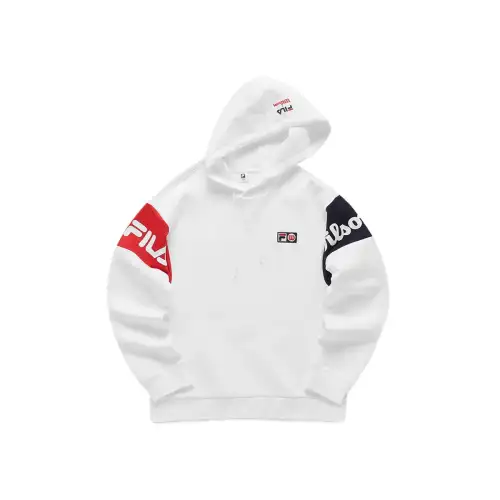 FILA x Wilson Athletics Tennis Sweatshirt Men's Standard White
