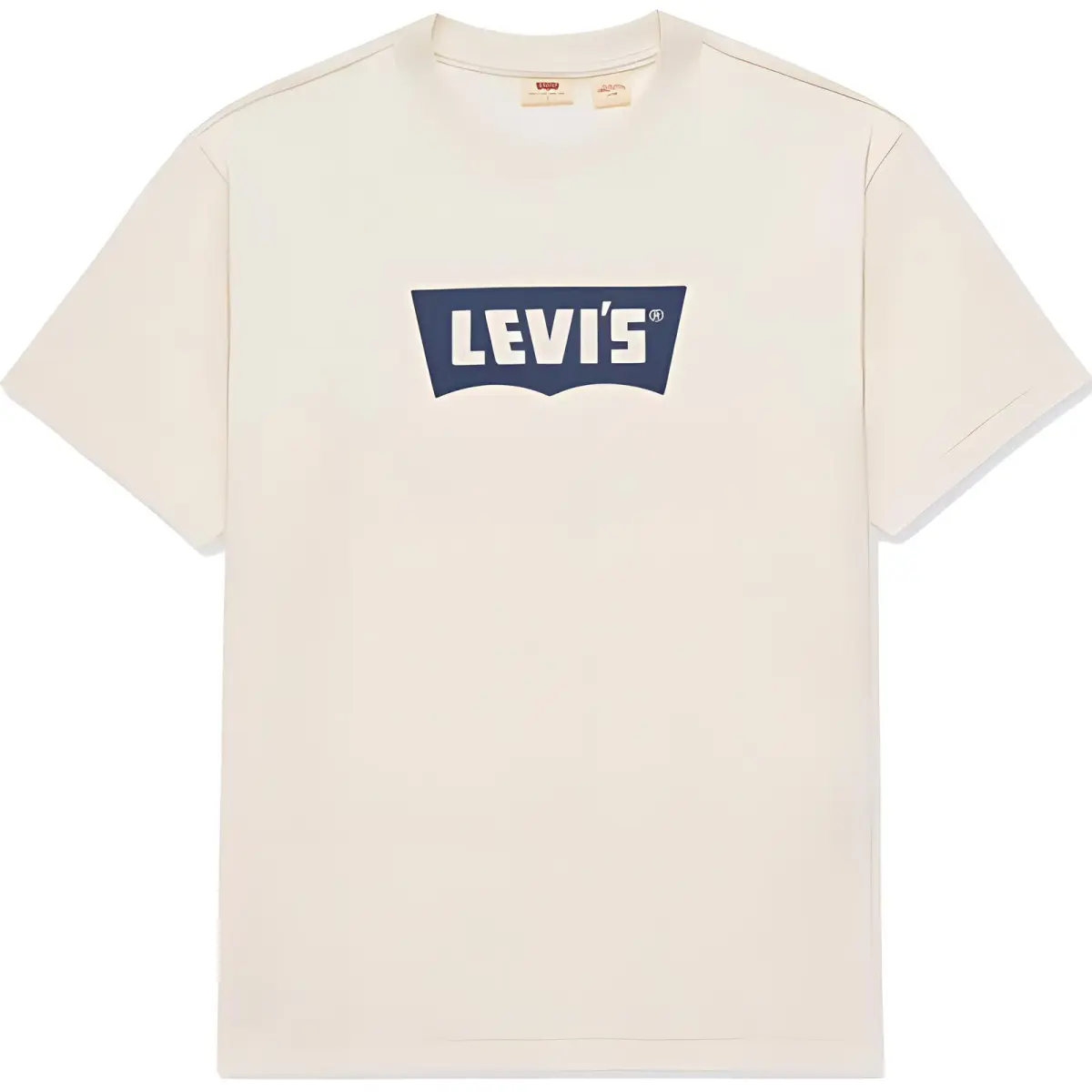 Levi's T-Shirts Men's Khaki Crew Neck Moderate