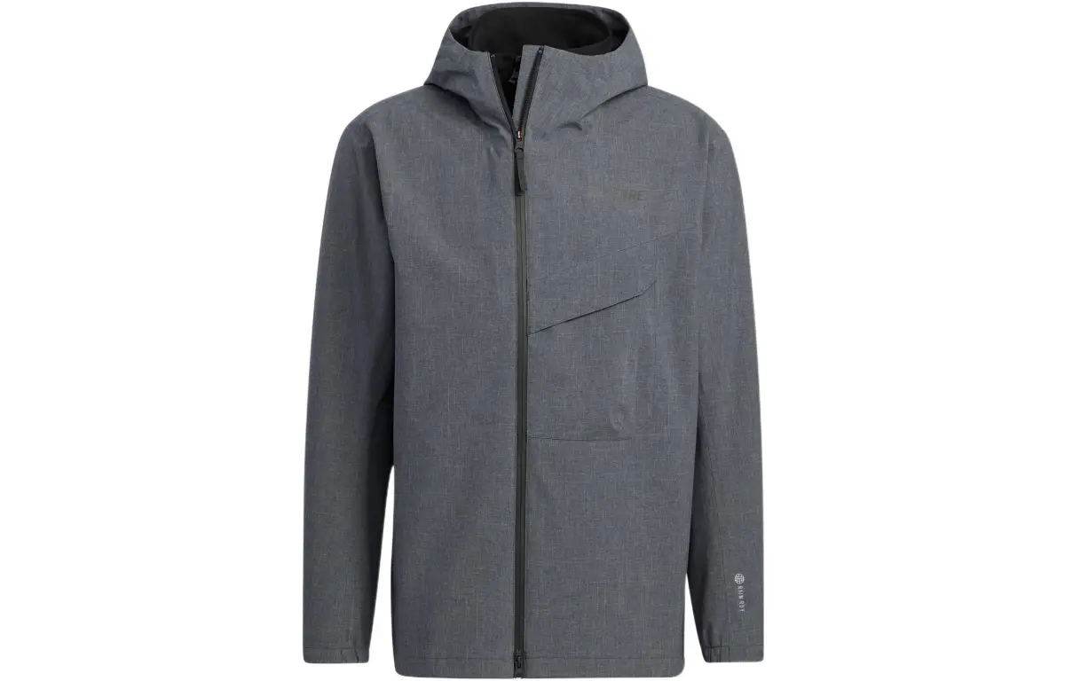 Adidas Jackets Men's Gray Hooded Moderate Other