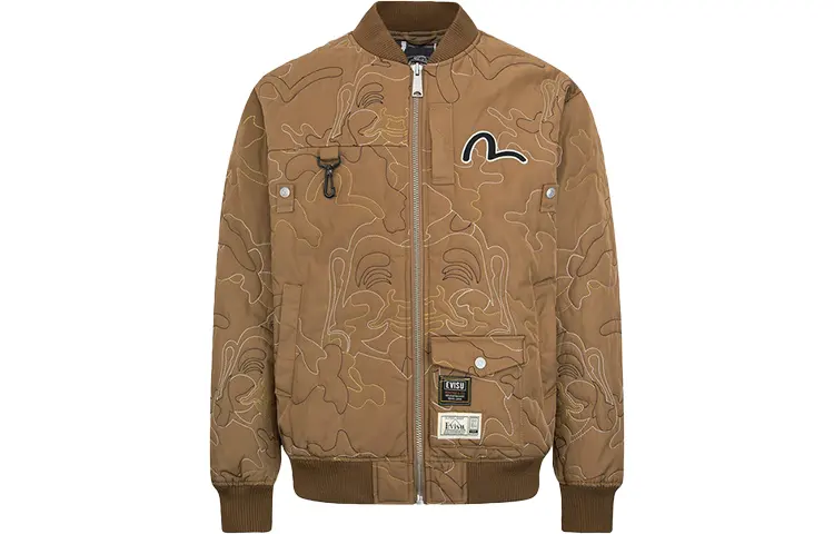 EVISU Jackets Men's Stand Collar Moderate Other