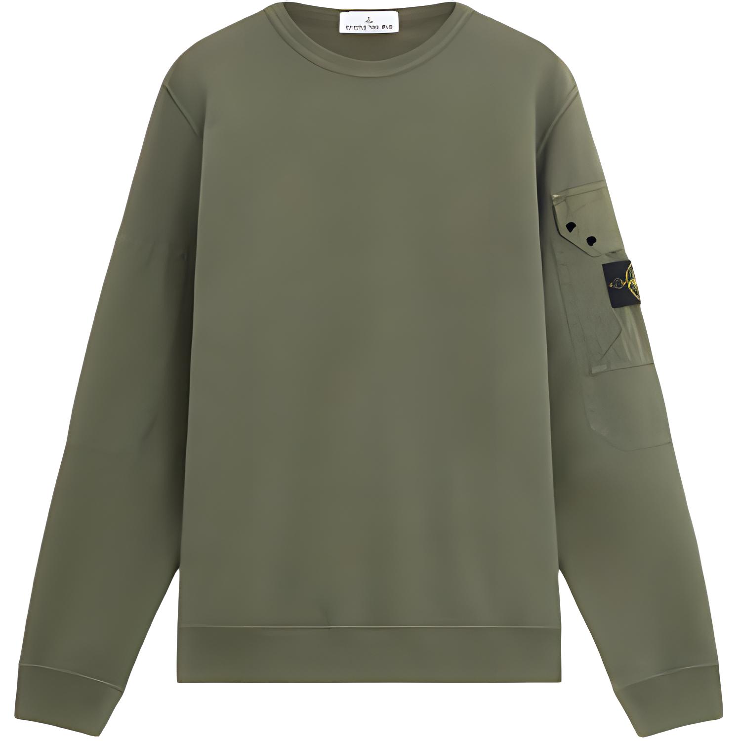 Худи STONE STONE ISLAND FW24 Logo (зеленый)