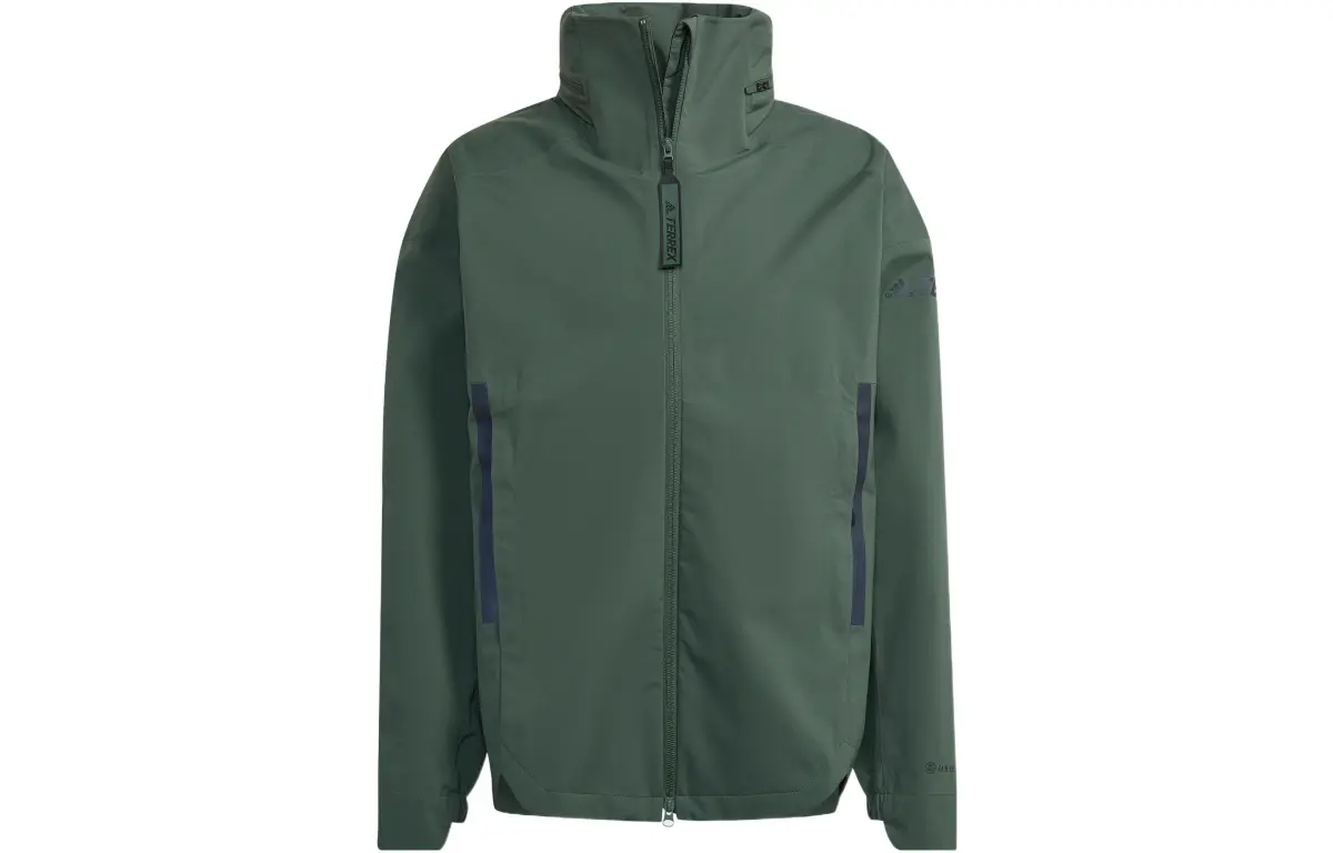Adidas MYSHELTER Jackets Men's Green Detachable Hood Moderate Other