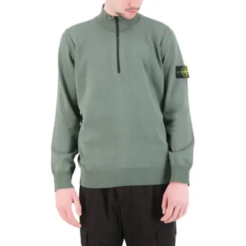 STONE ISLAND Compass Patch Knitted Jumper