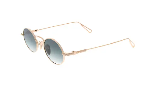 Chrome Hearts Round Sunglasses Women's Gold