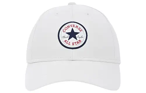 Converse Cotton Baseball Caps Unisex White