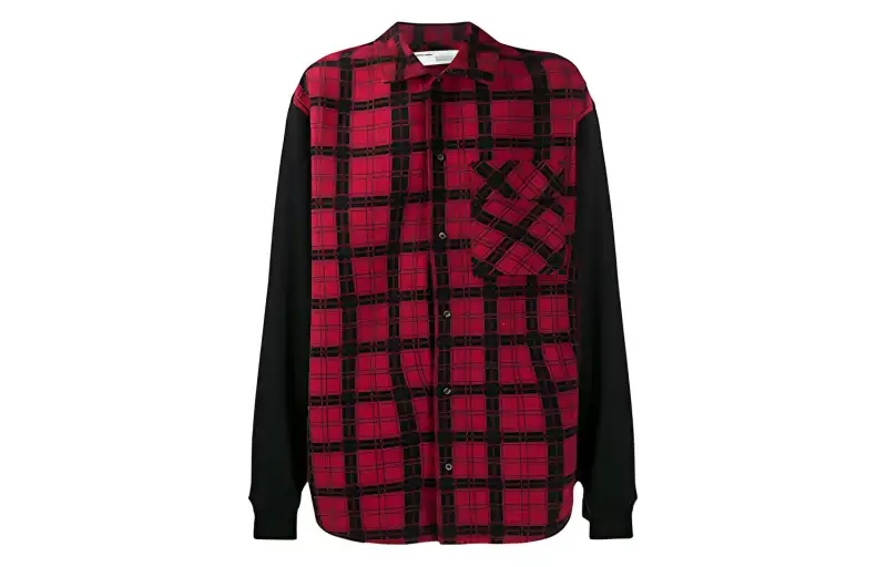 OFF WHITE SS20 Shirt Men's Black Red