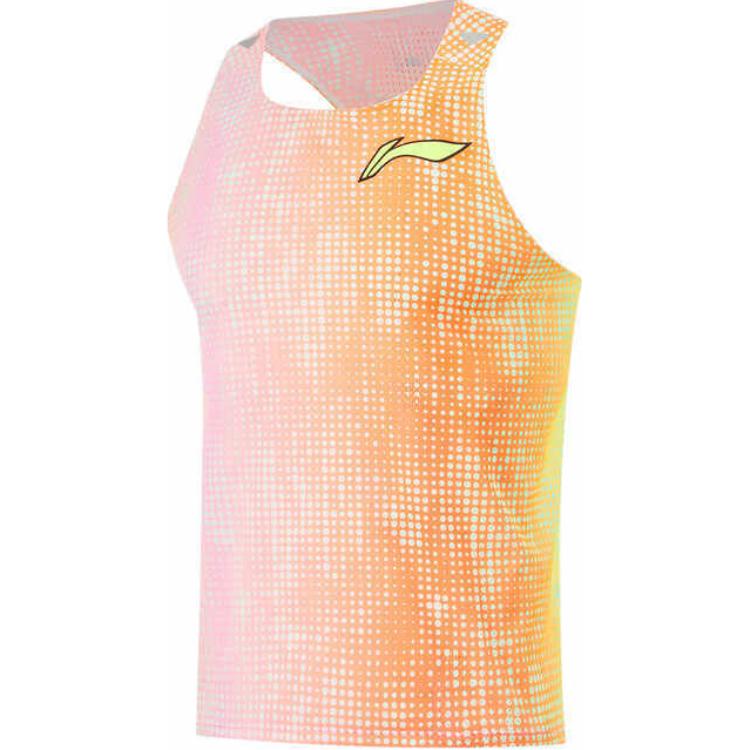 Li Ning Running Collection Running Tank Top Men’s Standard White All Over Print