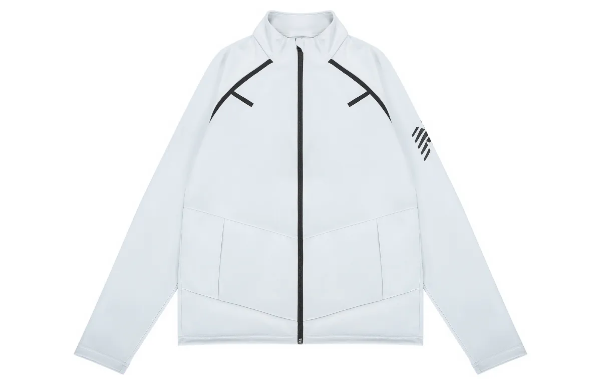 New Balance Tenacity Football Training Jackets Unisex Light Gray Stand Collar Moderate Other