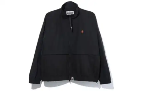 A BATHING APE Jackets Unisex Stand Collar Moderate Straight Fit