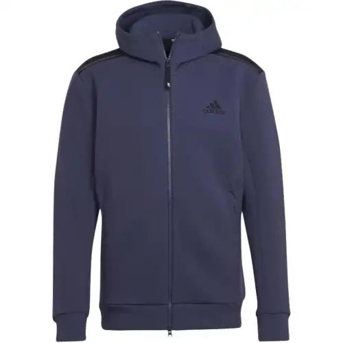 Adidas Jackets Men's Blue Hooded Moderate Other