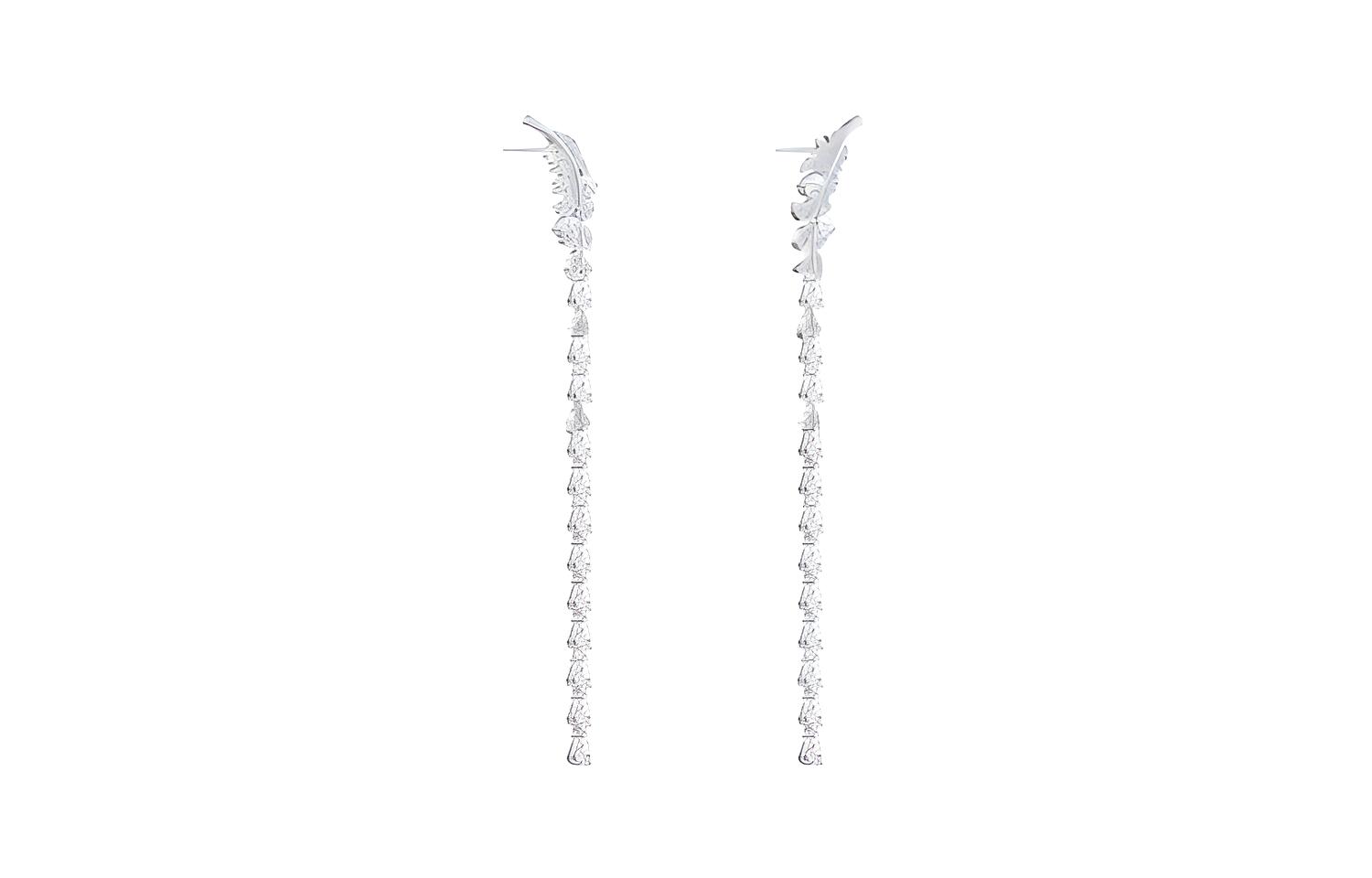 Женские серьги Swarovski Nice (серебряные) — фото 2