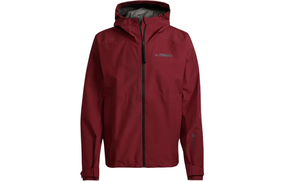Adidas Jackets Men's Brick Red Hooded Moderate Other