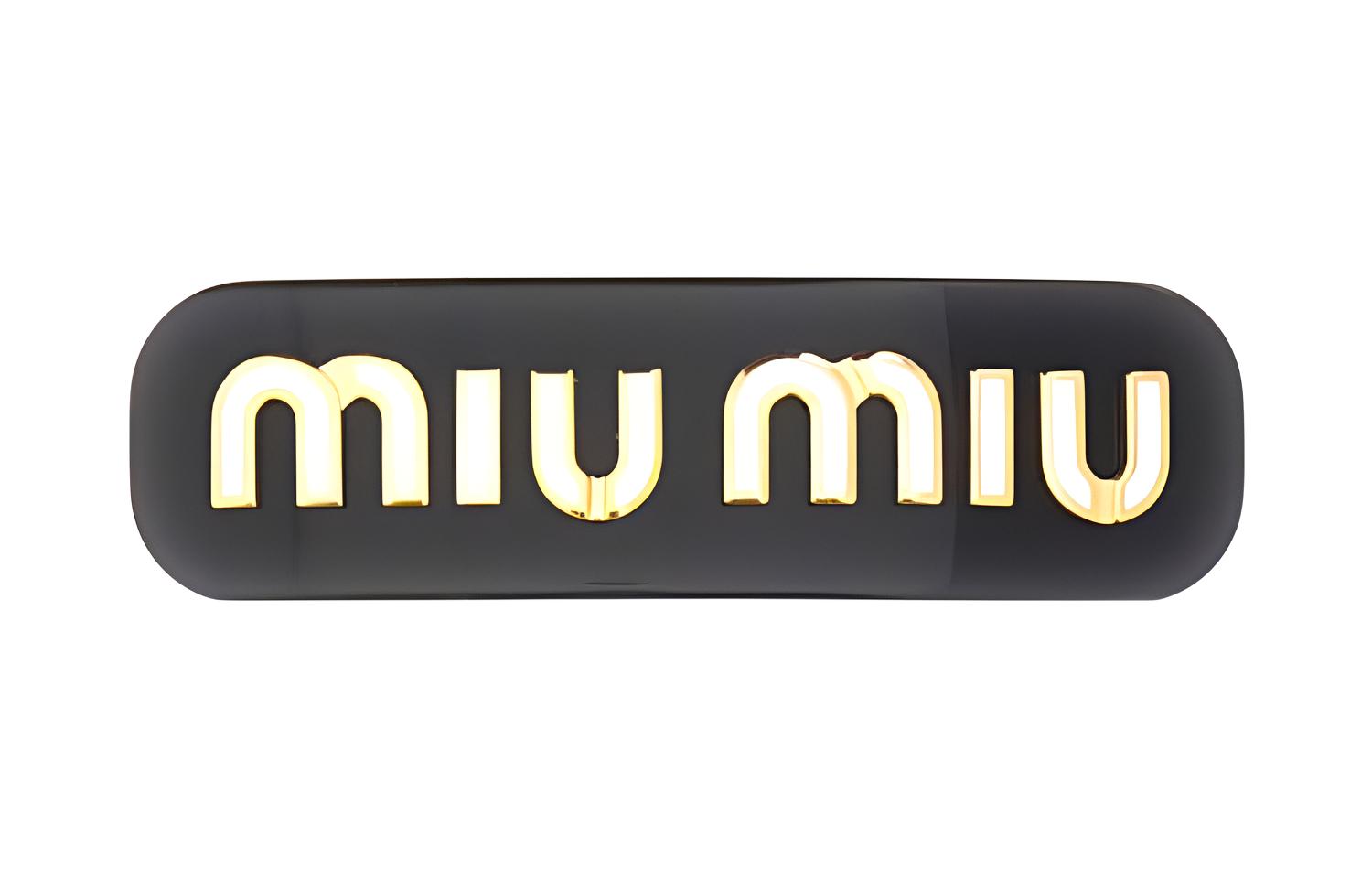 Женская заколка MIU MIU (черная)