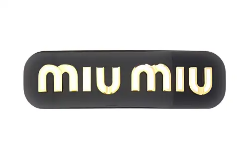 Miu Miu 2020s logo barretta hais accessories