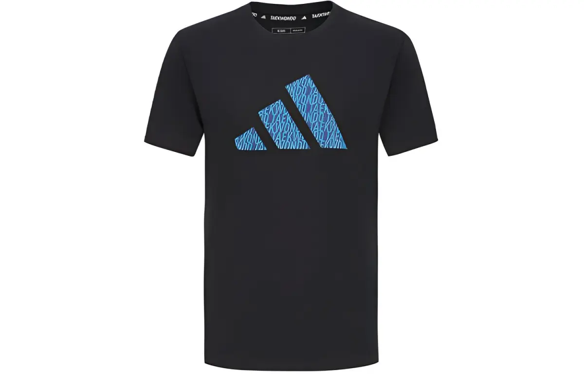 Adidas T-Shirts Men's Black/Blue