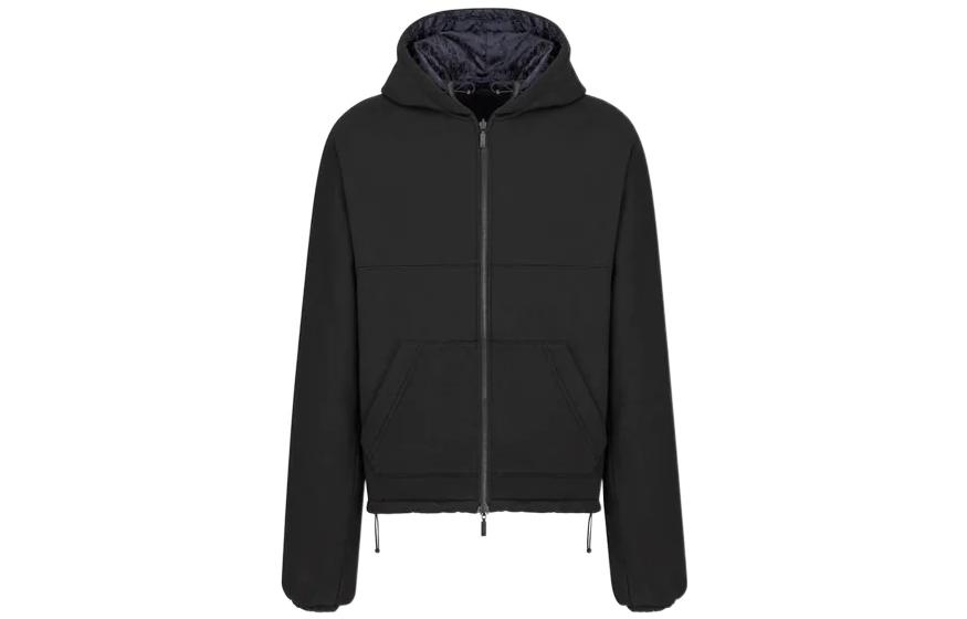 DIOR Double-sided sports black jacket with hood
