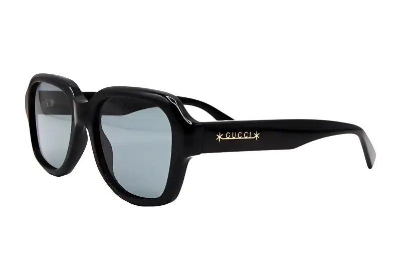logo-print round-frame sunglasses