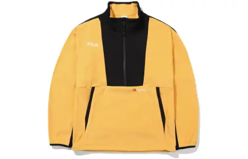 FILA Jackets Men's Yellow Stand Collar Moderate Other