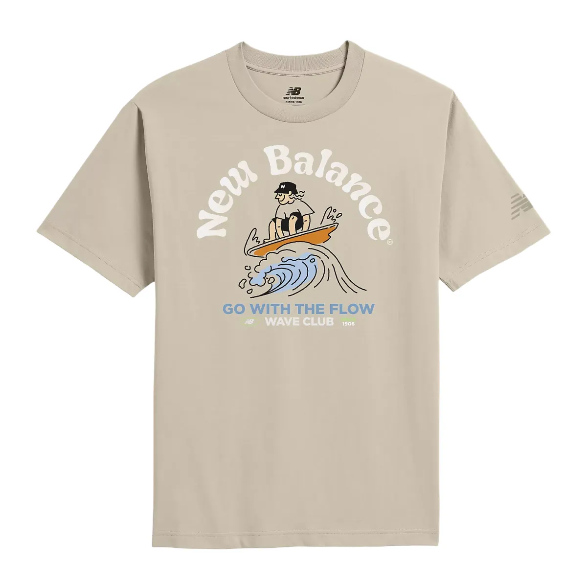 New Balance SS25 Big Wave T Shirt Men's Brown