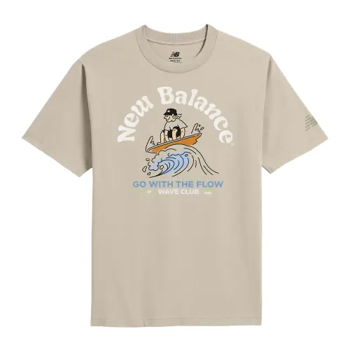 New Balance SS25 Big Wave T Shirt Men's Brown