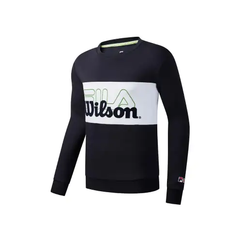 FILA x Wilson FILA ATHLETICS Sweatshirt Men's Royal Blue