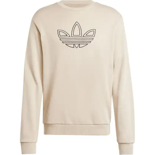 Adidas Originals TREFOIL CREW Sweatshirt Men's Beige