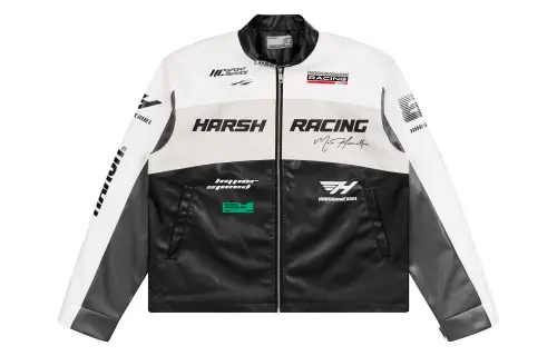 HARSH AND CRUEL Jackets Unisex Baseball Collar Moderate Other