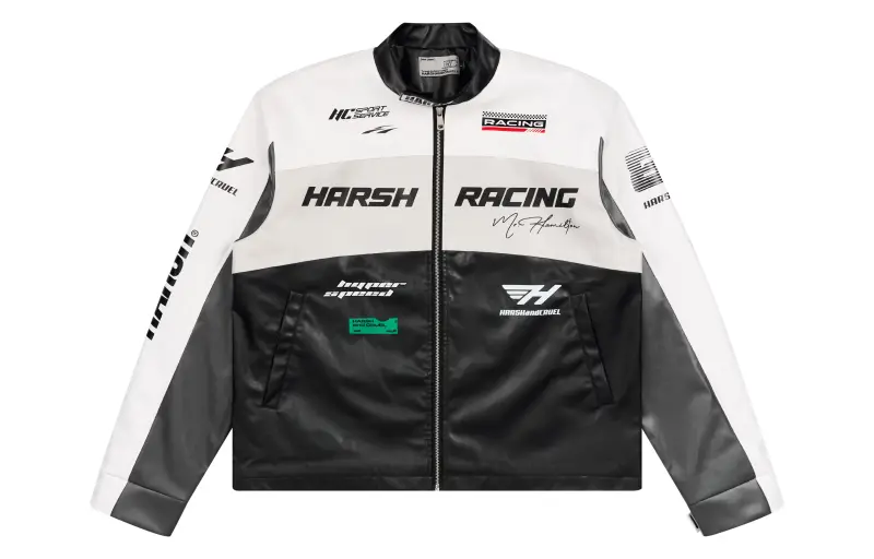 HARSH AND CRUEL Jackets Unisex Baseball Collar Moderate Other