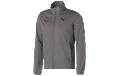 PUMA Golf Monster Jackets Men's Gray Stand Collar Moderate Other