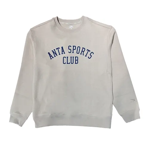 Anta Sweatshirt Men's Light Brown