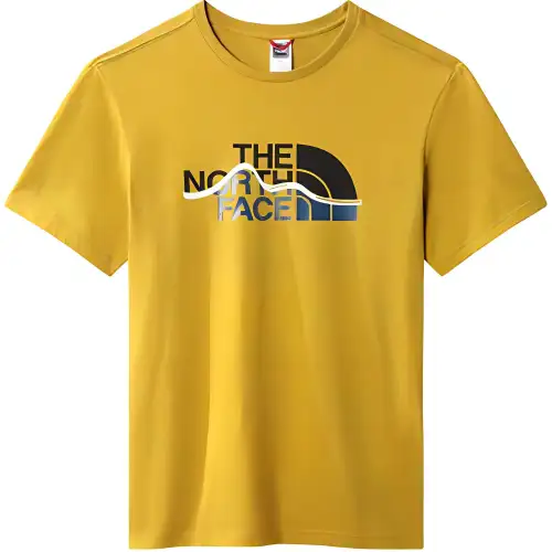 THE NORTH FACE T Shirt Men's Yellow