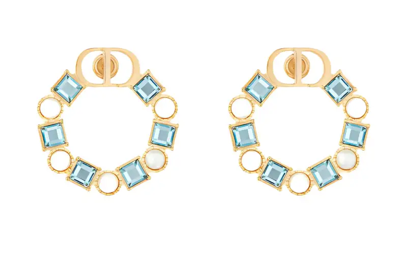 DIOR Earrings Women's Gold
