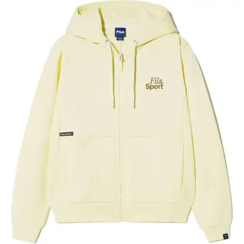 FILA Sweatshirts Unisex Yellow Hooded Moderate