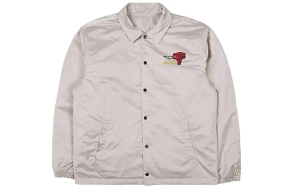 New Era Jackets Unisex Ecru Lapel Moderate Reversible