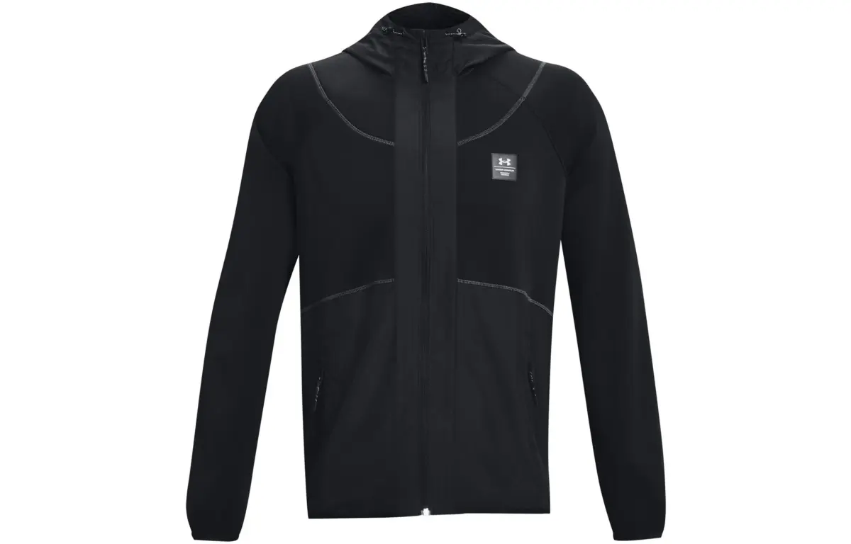 Under Armour Jackets Men's Black Hooded Moderate Other