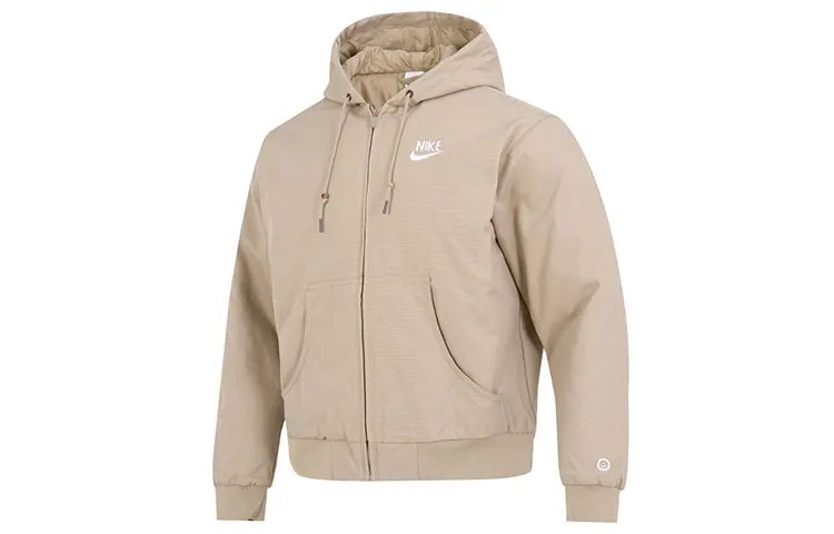 Nike Jackets Men's Khaki Hooded (Non-detachable) Moderate
