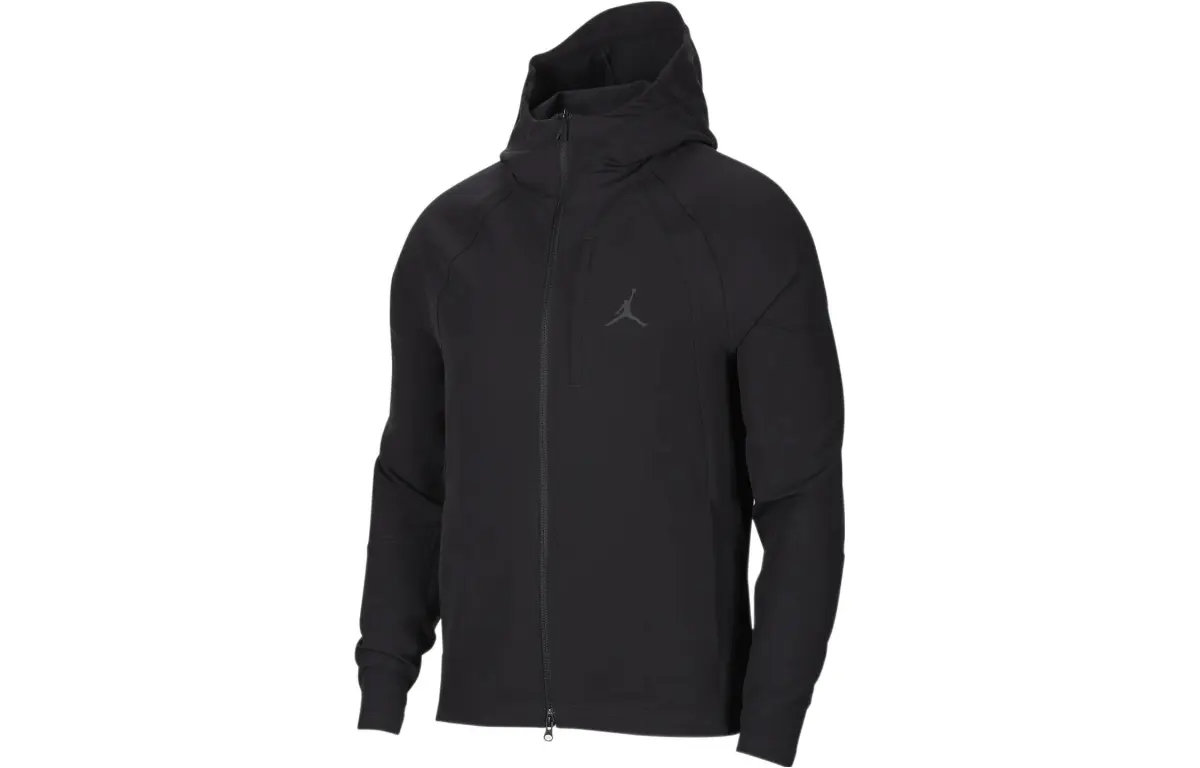 Jordan Jackets Men's Black Hooded Moderate Other