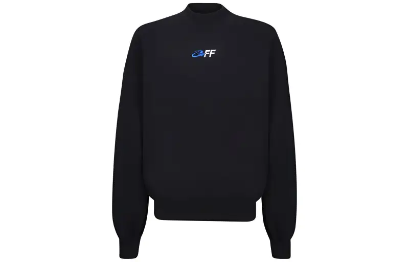 OFF-WHITE Logo Embroidered Crewneck Sweatshirt