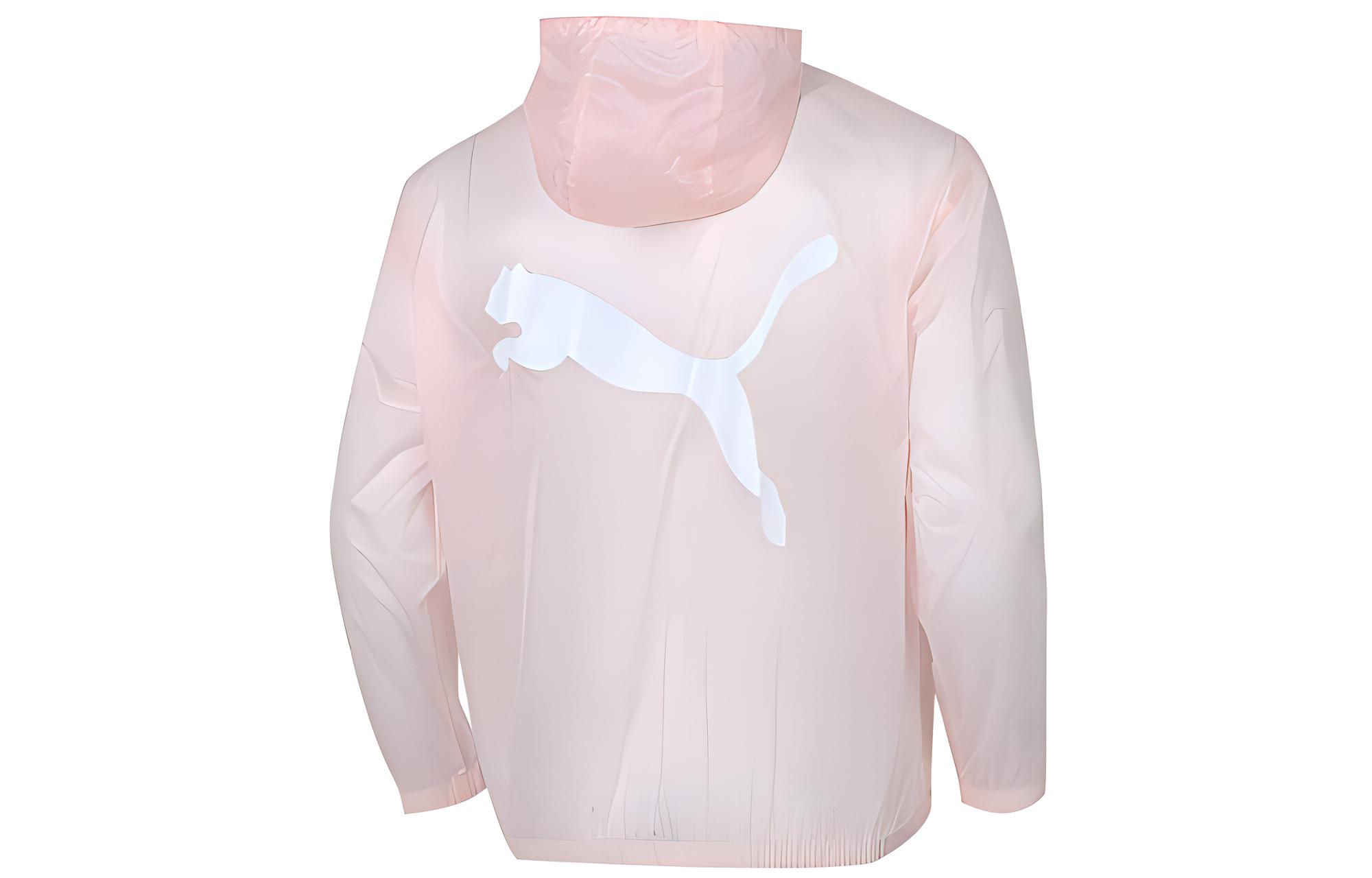 Куртка PUMA Woven Jacket (бело-розовая) — фото 2