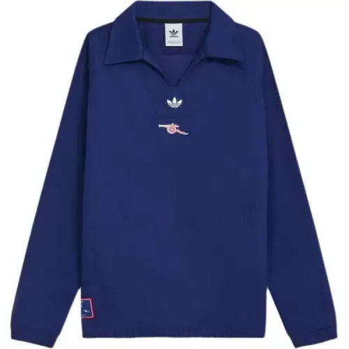 Adidas Originals x ASENNA,LIANMINGKUAN Top 24/25 Terrace Icons Drill Sweatshirt Men's Blue