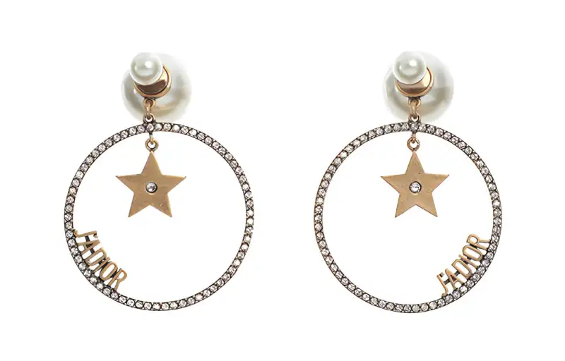 DIOR Earrings Women's Gold